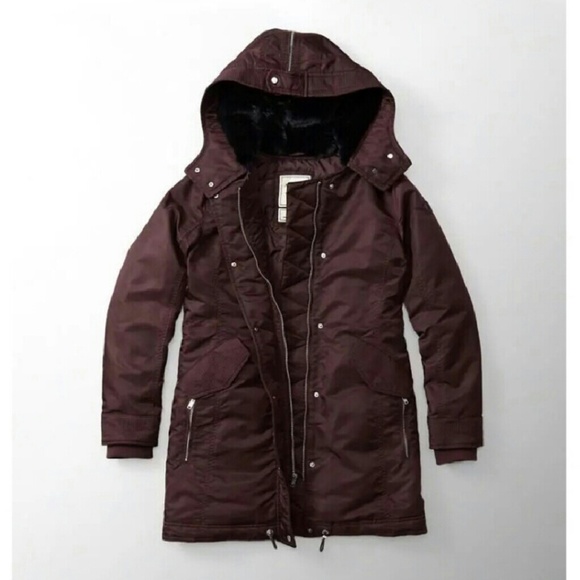 Abercombie and Fitch women parka jacket - Picture 2 of 8